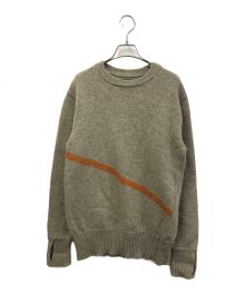 NIGEL CABOURN（ナイジェルケーボン）の古着「TWISTED SWEATER CRAZY」｜オリーブ