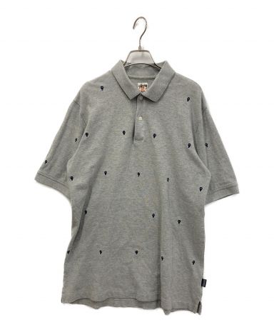 中古・古着通販】stussy (ステューシー) ポロシャツ グレー サイズ:M 