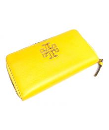 TORY BURCH（トリーバーチ）の古着「ラウンドファスナー財布」｜イエロー