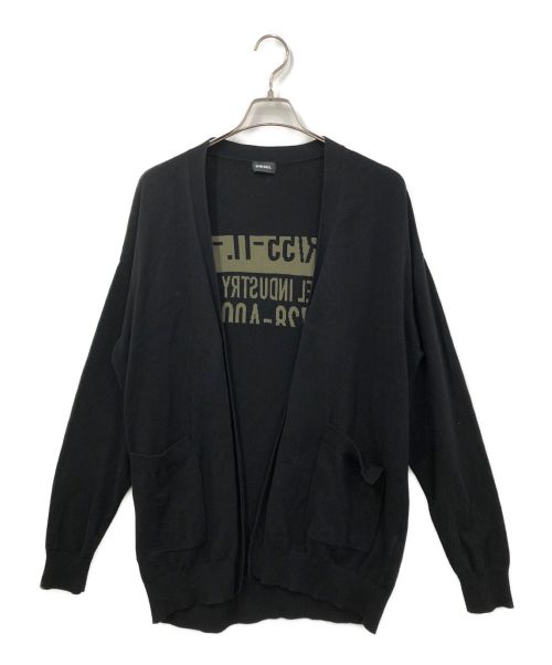 DIESEL（ディーゼル）DIESEL (ディーゼル) トッパーカーディガン ブラック サイズ:XSの古着・服飾アイテム