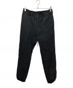 sacaiサカイ）の古着「Wool Melton Easy Pants」｜ブラック