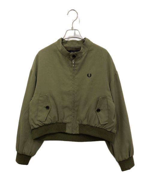 FRED PERRY（フレッドペリー）FRED PERRY (フレッドペリー) ハリントンジャケット カーキ サイズ:36 UK10の古着・服飾アイテム