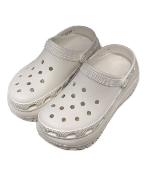 crocs（クロックス）crocs (クロックス) CLASSIC MEGA CRUSH CLOG ホワイト サイズ:25 未使用品の古着・服飾アイテム