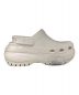 中古・古着 crocs (クロックス) CLASSIC MEGA CRUSH CLOG ホワイト サイズ:25 未使用品：8000円