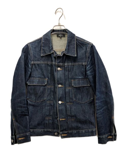 A.P.C.（アーペーセー）A.P.C. (アー・ペー・セー) 2ndタイプデニムジャケット インディゴ サイズ:XSの古着・服飾アイテム