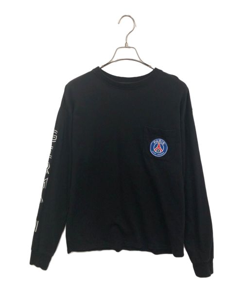 Paris Saint-Germain（パリ・サン ジェルマン）Paris Saint-Germain (パリ・サン ジェルマン) カットソー ブラック サイズ:Sの古着・服飾アイテム