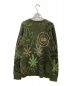 HUF (ハフ) GREEN BUDDY UGLY SWEATER グリーン サイズ:L：9000円