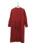 the last flower of the afternoon (ザ ラスト フラワー オブ ザ アフタヌーン) かげとひかりの BELTED WIDE DRESS レッド サイズ:表記無し：11000円