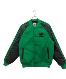 adidas Originals（アディダスオリジナル）の古着「SSTボンバージャケット」｜グリーン×ブラック