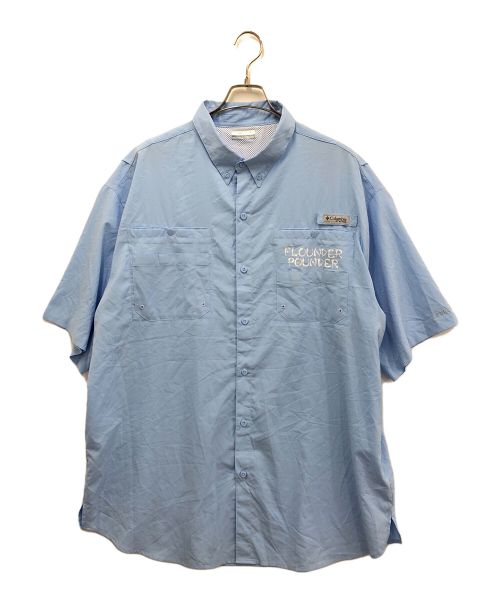 Columbia PFG（コロンビア）Columbia PFG (コロンビア) 半袖シャツ スカイブルー サイズ:2XTの古着・服飾アイテム