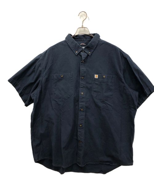 CarHartt（カーハート）CarHartt (カーハート) オーバーサイズシャツ ネイビー サイズ:3XLの古着・服飾アイテム