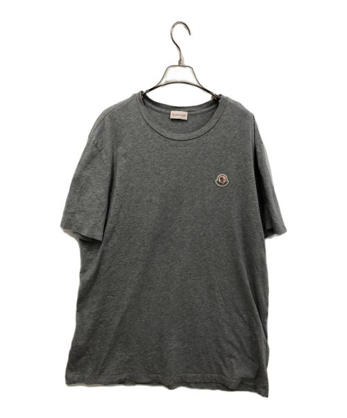 MONCLER（モンクレール）MONCLER (モンクレール) ロゴワッペンtシャツ グレー サイズ:XXLの古着・服飾アイテム