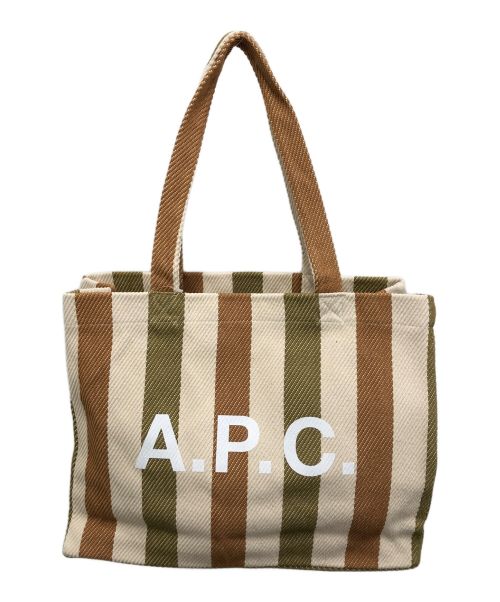 A.P.C.（アーペーセー）A.P.C. (アーペーセー) トートバッグ ベージュの古着・服飾アイテム