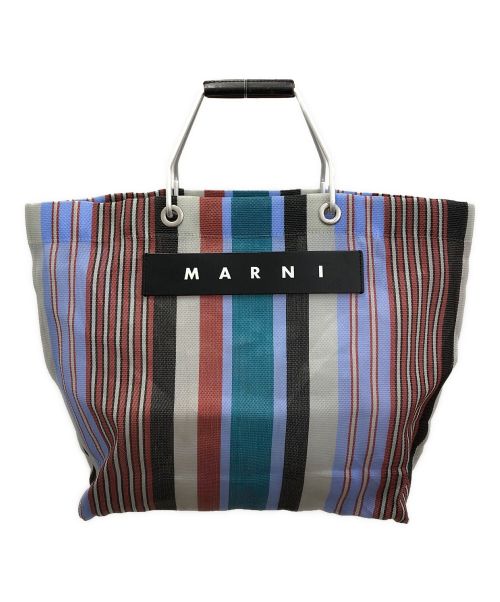 MARNI（マルニ）MARNI (マルニ) フラワーカフェトートバッグ マルチカラーの古着・服飾アイテム