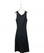 Seagreenシーグリーン）の古着「COTTON LINEN DYED WEATHER CLOTH JUMPSUIT」｜ブラック