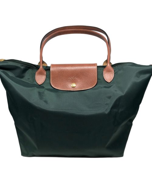 LONGCHAMP（ロンシャン）LONGCHAMP (ロンシャン) プリアージュトートバッグ グリーンの古着・服飾アイテム