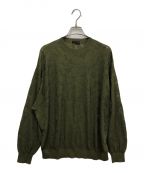 LAD MUSICIANラッドミュージシャン）の古着「BOTANICAL LACE KNIT PULLOVER」｜グリーン