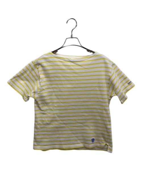 ORCIVAL（オーチバル）ORCIVAL (オーチバル) ボーダーTシャツ イエローの古着・服飾アイテム