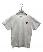 PLAY COMME des GARCONSプレイ コムデギャルソン）の古着「Tシャツ」｜ホワイト