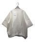 CLANE (クラネ) BULKY LINE HALF SLEEVE TOPS ホワイト サイズ:M 未使用品：9000円