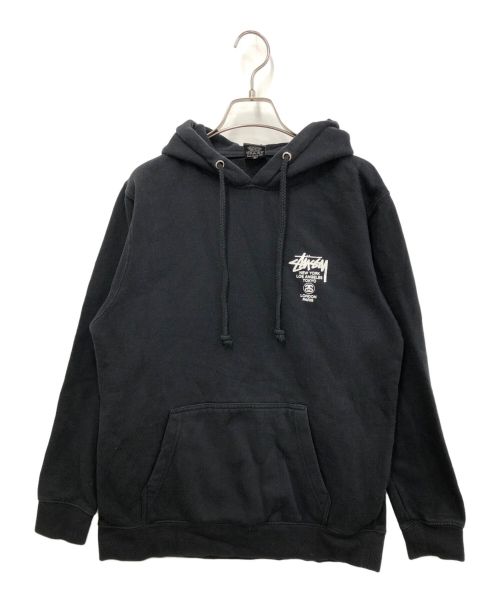 stussy（ステューシー）stussy (ステューシー) パーカー ブラック サイズ:Mの古着・服飾アイテム