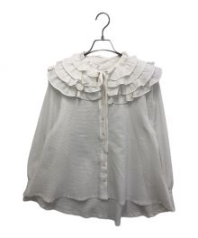 bibiy（ビビィ）の古着「CHARLOTTE TIE COLLAR BLOUSE(シャーロットタイカラーブラウス)」｜ホワイト