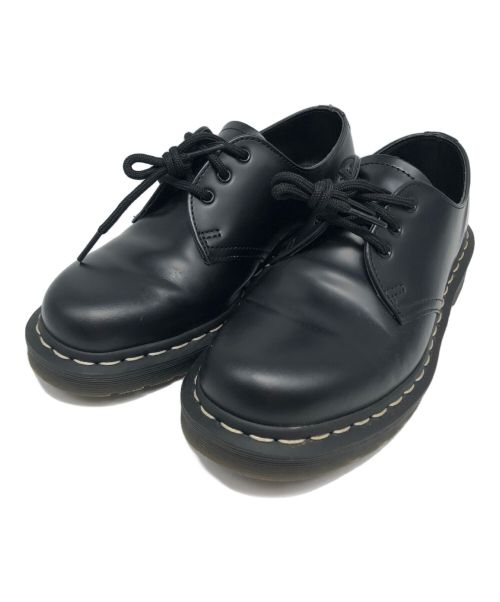 Dr.Martens（ドクターマーチン）Dr.Martens (ドクターマーチン) 3ホールシューズ ブラック サイズ:24の古着・服飾アイテム