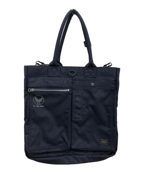 PORTER（ポーター）PORTER (ポーター) FLYING ACE 2WAY TOTE BAG ネイビーの古着・服飾アイテム