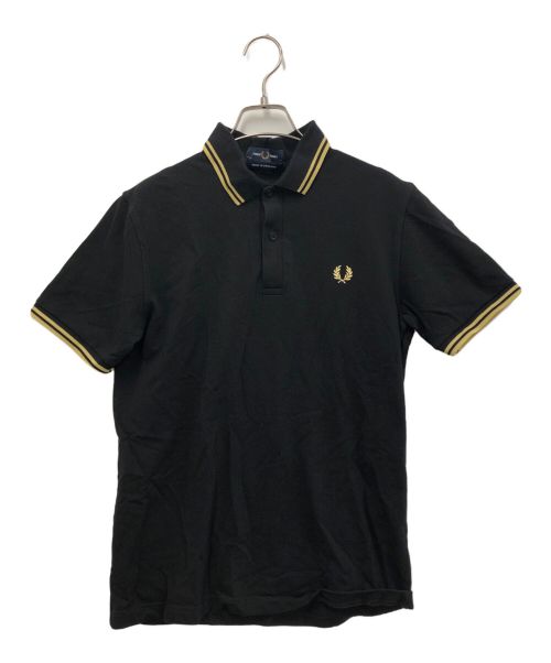 FRED PERRY（フレッドペリー）FRED PERRY (フレッドペリー) ポロシャツ ブラック サイズ:40（101cm）の古着・服飾アイテム