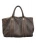 BOTTEGA VENETA (ボッテガベネタ) イントレチャートトートバッグ ブラウン：54000円