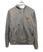 KENZOケンゾー）の古着「TIGER CREST FULL ZIP HOODIE」｜グレー