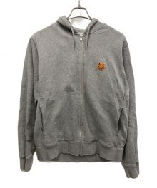 KENZO（ケンゾー）の古着「TIGER CREST FULL ZIP HOODIE」｜グレー