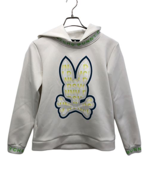 Psycho Bunny（サイコ バニー）Psycho Bunny (サイコ バニー) パーカー ホワイト サイズ:Sの古着・服飾アイテム