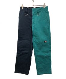 KIDILL×Dickies（キディル×ディッキーズ）の古着「Bontage Pants」｜ネイビー×グリーン