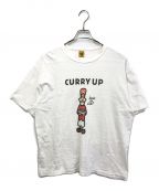 HUMAN MADE×Curry Upヒューマンメイド×カリーアップ）の古着「プリントTシャツ」｜ホワイト