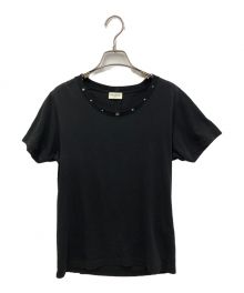 Saint Laurent Paris（サンローランパリ）の古着「スタッズＴシャツ」｜ブラック