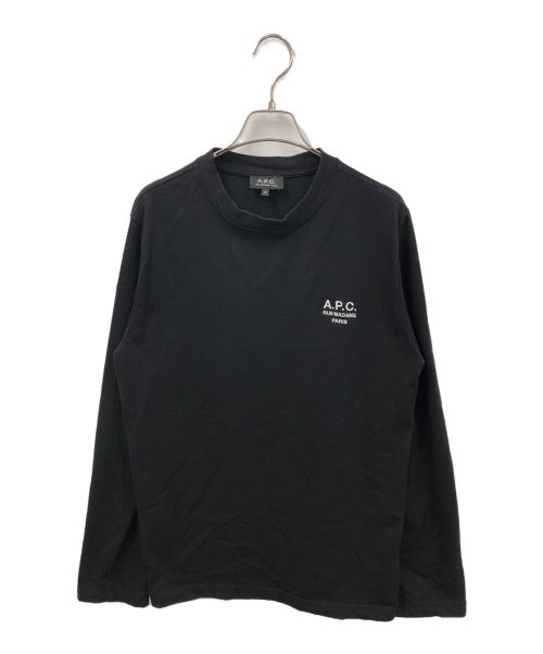 A.P.C.（アーペーセー）A.P.C. (アーペーセー) ロゴカットソー ブラック サイズ:Mの古着・服飾アイテム