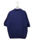 ULTERIOR (アルテリア) TWISTED LOOSE MILANO RIB KNIT POLO ネイビー サイズ:4：13000円