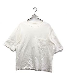 nestrobe confect（ネストローブ コンフェクト）の古着「コットンポンチクルーネックTシャツ」｜ホワイト