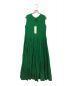 ne quittez pas (ヌキテパ) Cotton Voile Shirring Sleeveless Dress グリーン サイズ:S 未使用品：14000円