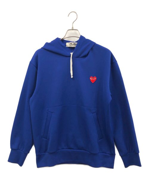 PLAY COMME des GARCONS（プレイ コムデギャルソン）PLAY COMME des GARCONS (プレイ コムデギャルソン) プルオーバーパーカー ブルー サイズ:XLの古着・服飾アイテム