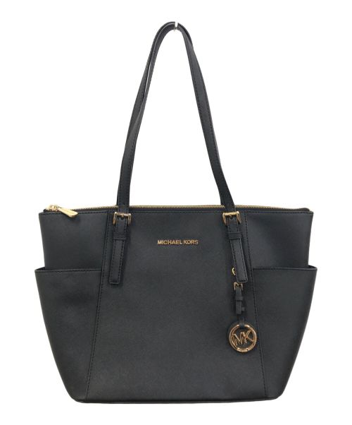 MICHAEL KORS（マイケルコース）MICHAEL KORS (マイケルコース) トートバッグ ブラックの古着・服飾アイテム