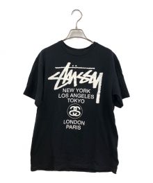 stussy（ステューシー）の古着「World Tour Tee」｜ブラック