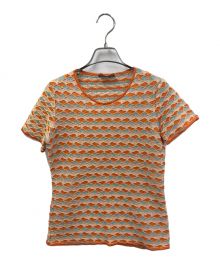 missoni（ミッソーニ）の古着「Tシャツ」｜オレンジ