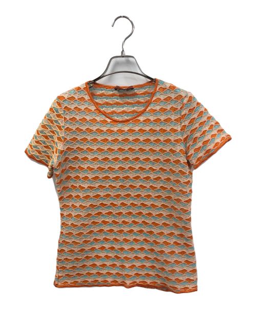 missoni（ミッソーニ）missoni (ミッソーニ) Tシャツ オレンジ サイズ:表記無しの古着・服飾アイテム