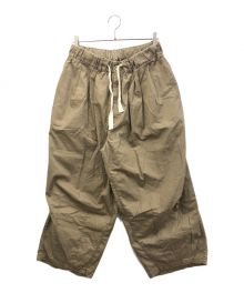 is-ness（イズネス）の古着「BALLOON EZ PANTS」｜ベージュ