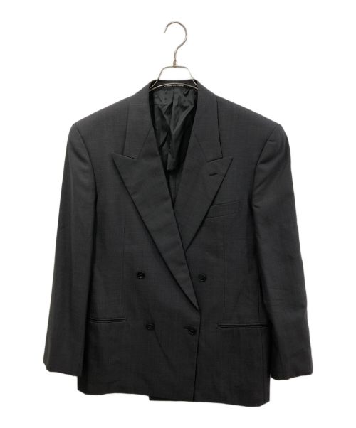 GIORGIO ARMANI（ジョルジョアルマーニ）GIORGIO ARMANI (ジョルジョアルマーニ) ダブルテーラードジャケット グレー サイズ:49の古着・服飾アイテム