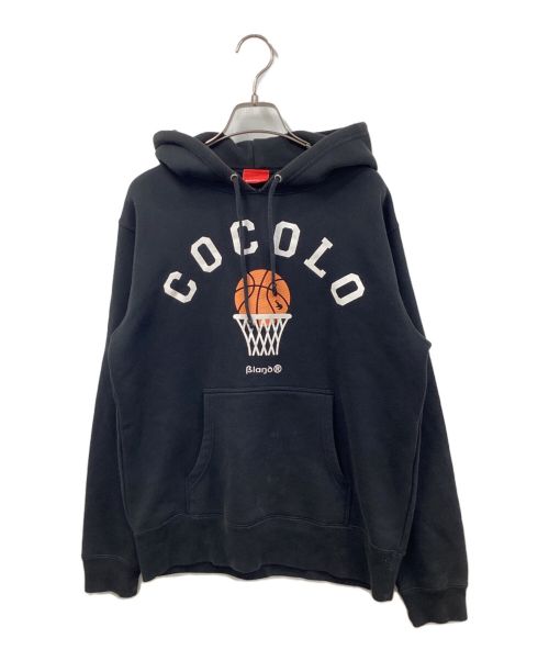 COCOLOBLAND（ココロブランド）COCOLOBLAND (ココロブランド) パーカー ブラック サイズ:Mの古着・服飾アイテム