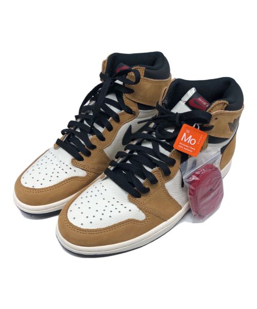 NIKE（ナイキ）NIKE (ナイキ) AIR JORDAN 1 RETRO HIGH OG ROOKIE OF THE YEAR キャメル サイズ:27の古着・服飾アイテム