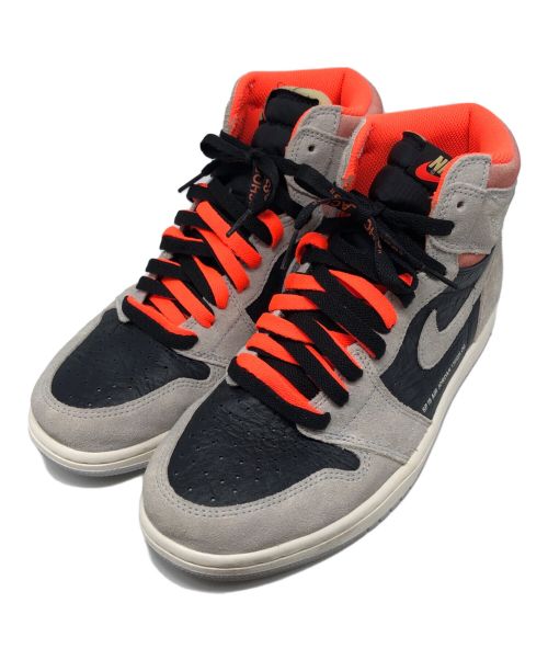 NIKE（ナイキ）NIKE (ナイキ) AIR JORDAN 1 HIGH OG 'Neutral Grey and Hyper Crimson and Black' グレー サイズ:27の古着・服飾アイテム